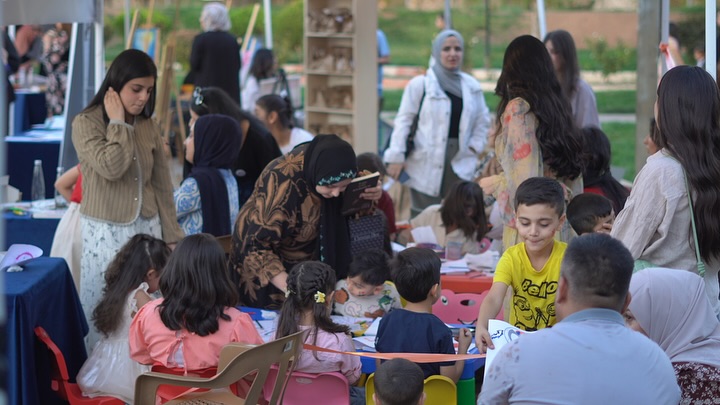 Celebrating International Peace Day at Azadi Park