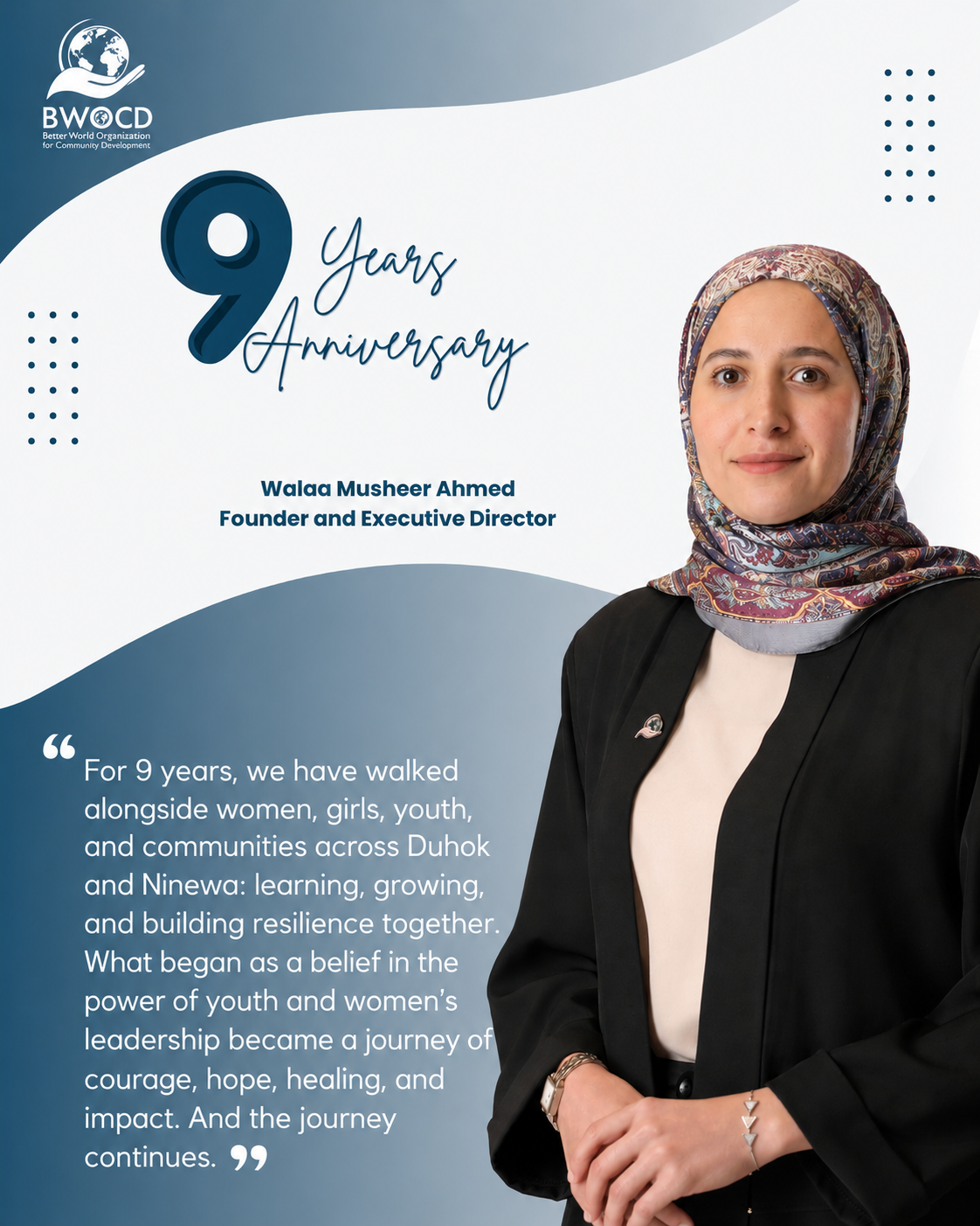 Nine Years of Journey, Impact, Dedication, and Growth